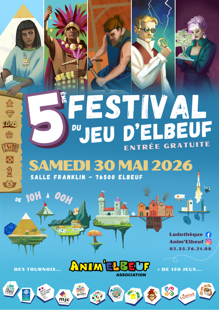 Festival du Jeu d'Elbeuf : 30 Mai 2026
